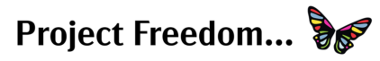 logo project freedom butterfly sml